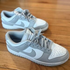 Nike Dunk Low Grey Fog - Grey and White Dunks M8 W9.5